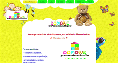 Desktop Screenshot of domoweprzedszkole.info